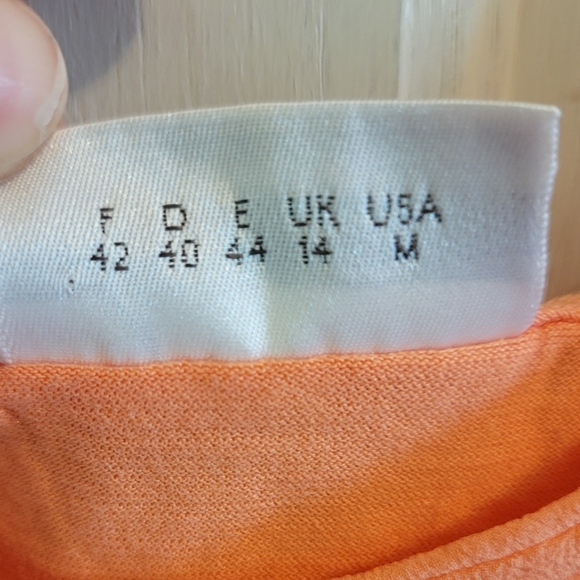 La Perla Joelle Peach Mini Slip Dress - Picture 5 of 8